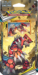 Groudon Theme Deck packaging.