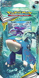 Kyogre Theme Deck packaging.