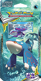 Kyogre Theme Deck packaging.