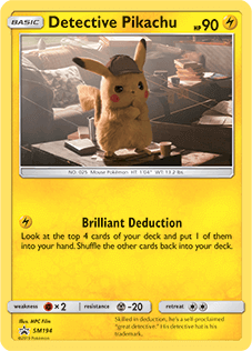 Pokemon Cards Detective Pikachu Make Your Selection