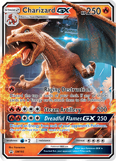 Charizard-GX (SM195) card.