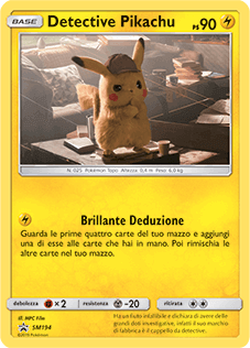 Detective Pikachu (SM194) card.
