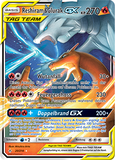 Reshiram & Glurak GX