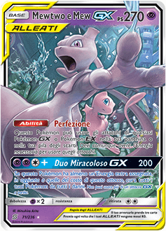 Mewtwo & Mew-GX card.