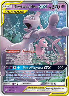 Mewtwo & Mew-GX card.