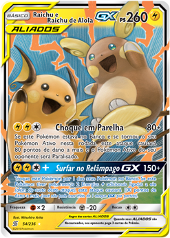 Carta Pokémon Lendário Mewtwo E Mew Gx Sintonia Mental